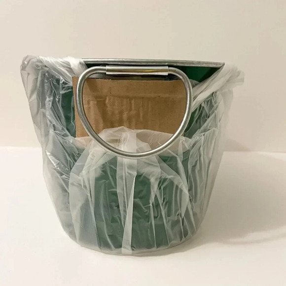 Moosehead Lager Beer  Green Galvanized Metal Ice Bucket NEW - Picture 6 of 11